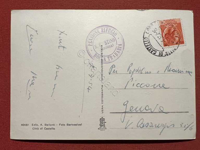 Cartolina - Valico di Bocca Trabaria - Versante sull'Adriatica - …