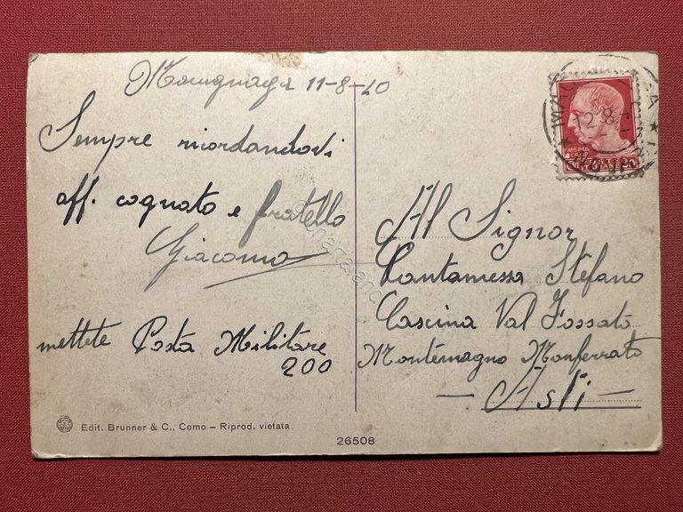 Cartolina - Valle Anzasca - Macugnaga - Monte Rosa e …