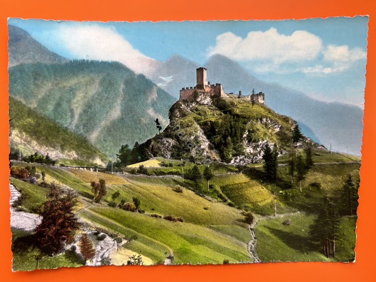 Cartolina - Valle d'Aosta - Brusson - Castello di Graines …