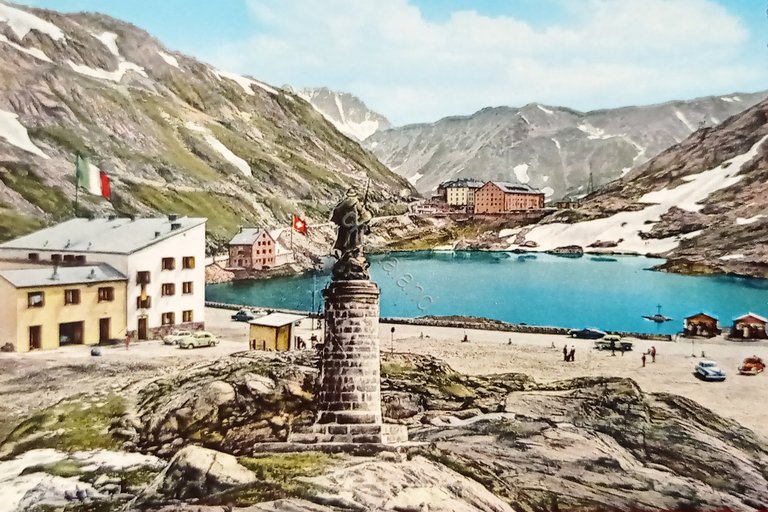 Cartolina - Valle d'Aosta - Colle del Gran San Bernardo …