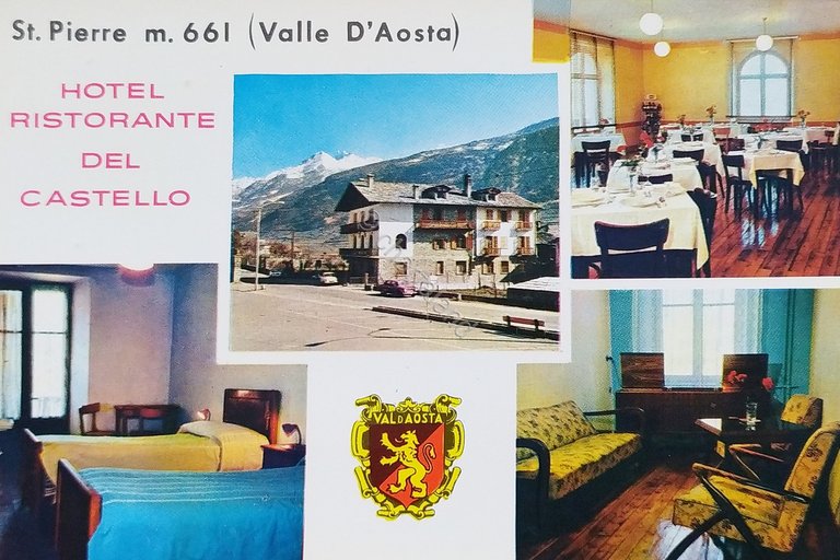 Cartolina - Valle d'Aosta - St. Pierre Hotel Ristorante del …