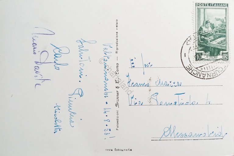 Cartolina - Valle d'Aosta - Valtournenche - Punto pittoresco - …