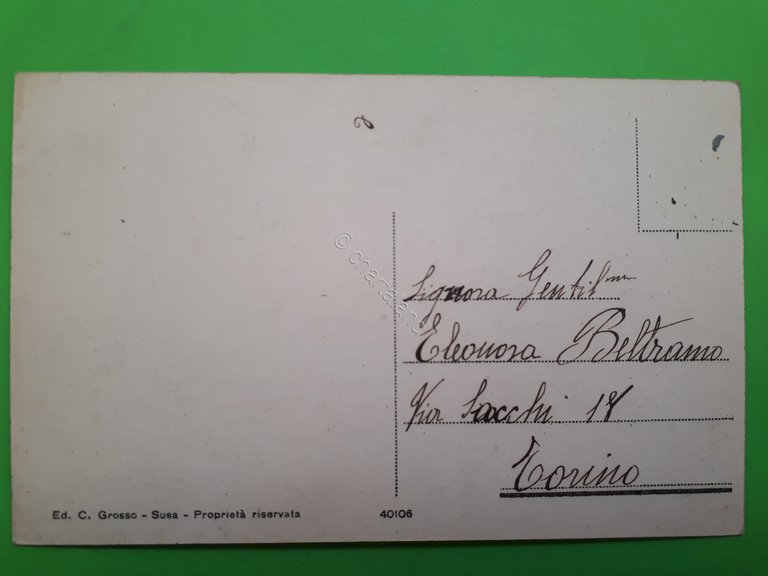 Cartolina - Valle di Susa - Giaglione - Borgata S. …