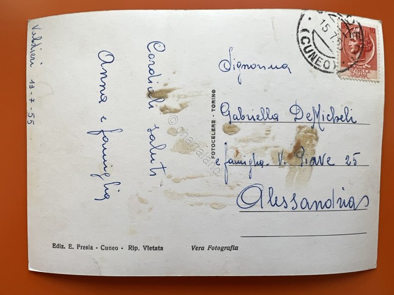 Cartolina - Valle Gesso ( Cuneo ) - Valdieri - …