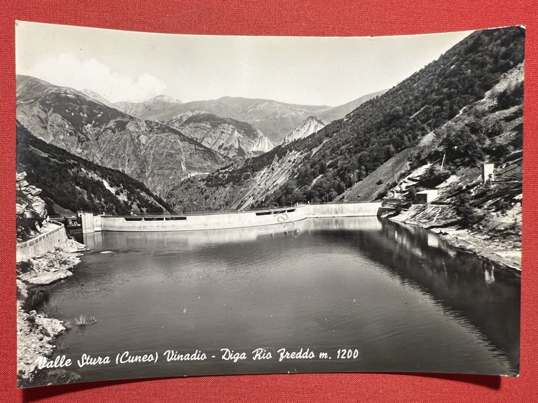 Cartolina - Valle Stura ( Cuneo ) - Diga Rio …