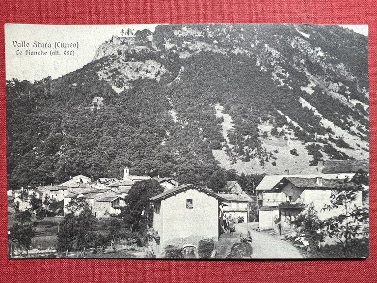 Cartolina - Valle Stura ( Cuneo ) - Le Pianche …