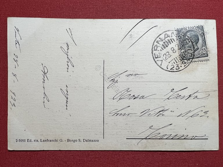 Cartolina - Valle Vermenagna - Vernante - Panorama dalla linea …