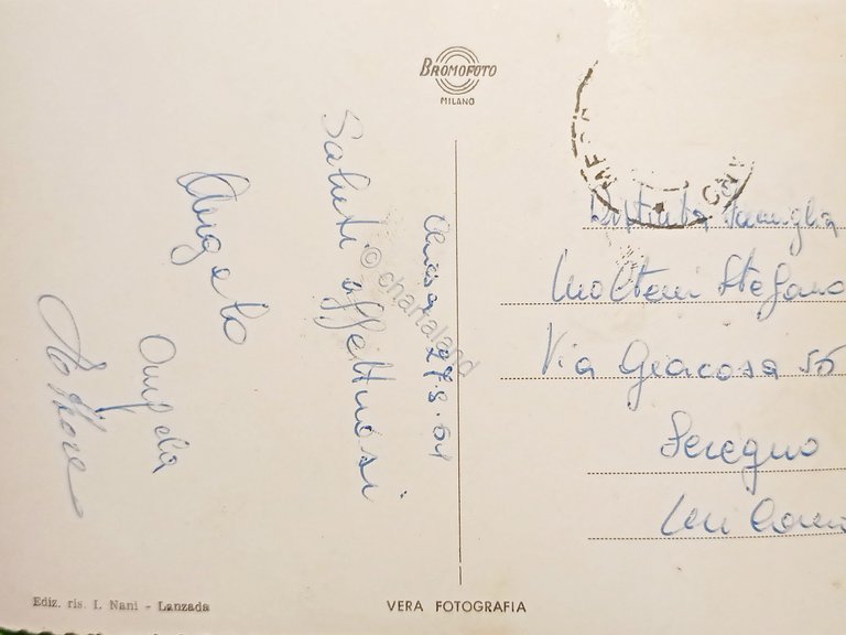 Cartolina - Valmalenco - Dalla seggiovia di Caspoggio - 1961