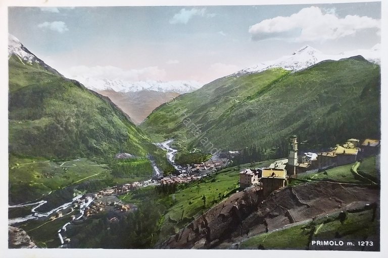 Cartolina - Valmalenco - Primolo - In basso Chiesa - …