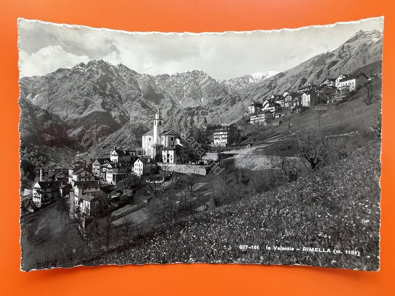 Cartolina - Valsesia - Rimella ( Vercelli ) - 1941