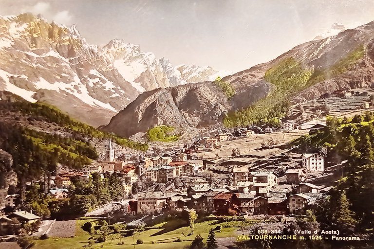 Cartolina - Valtournanche - Panorama - 1950 ca. | Immagine Gallery 3