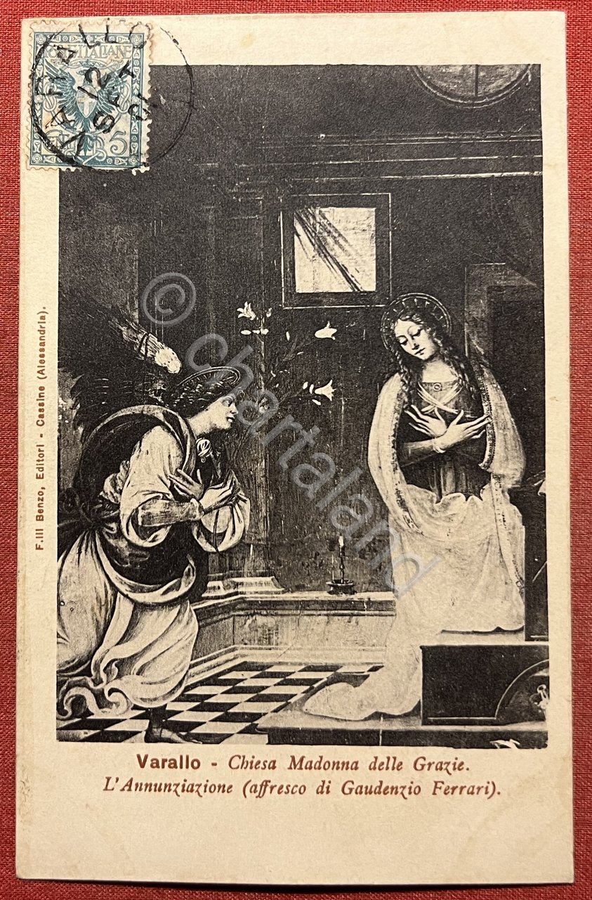 Cartolina - Varallo - Chiesa Madonna delle Grazie - L'Annunciazione …