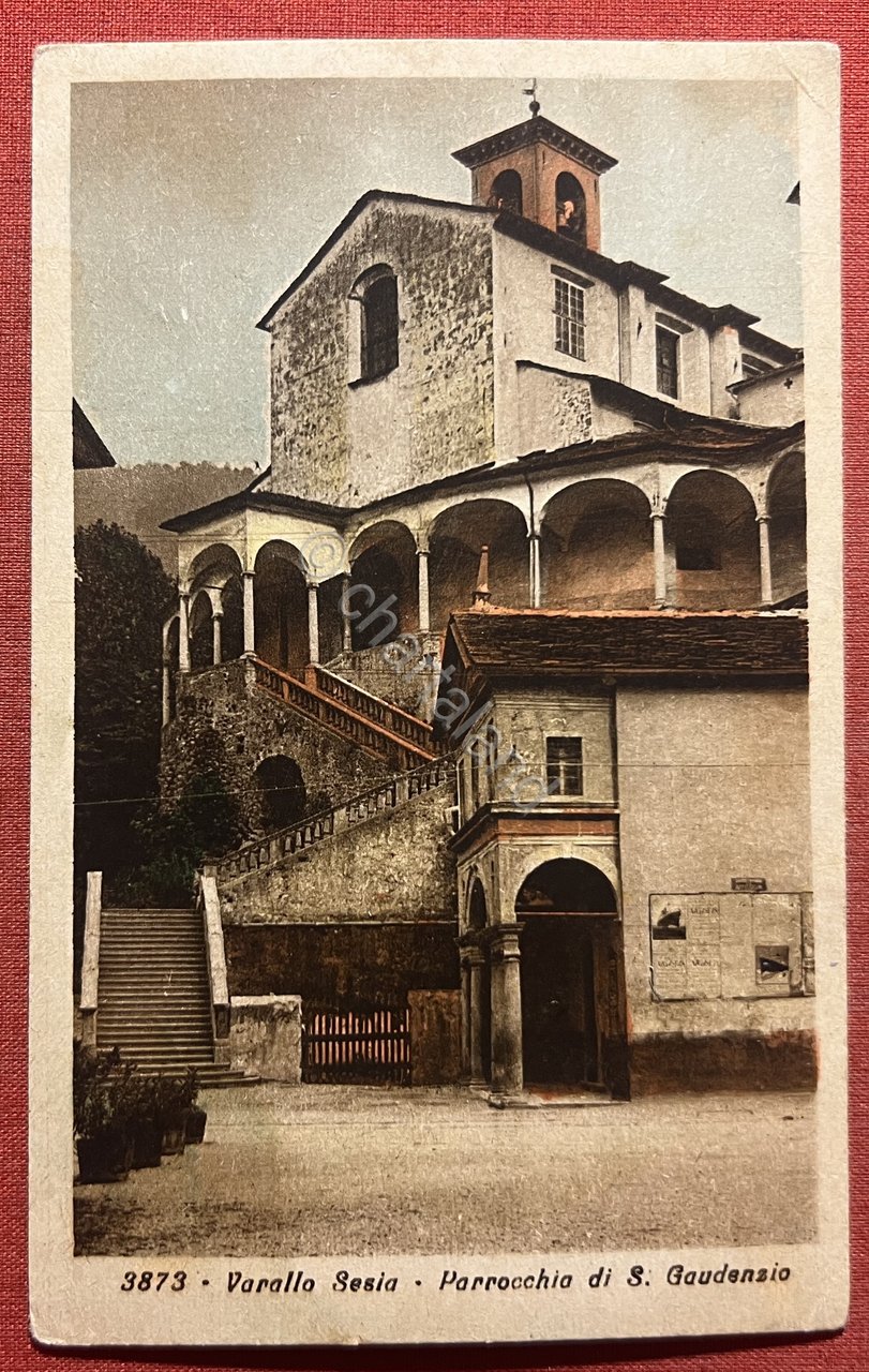 Cartolina - Varallo Sesia - Parrocchia di S. Gaudenzio - …