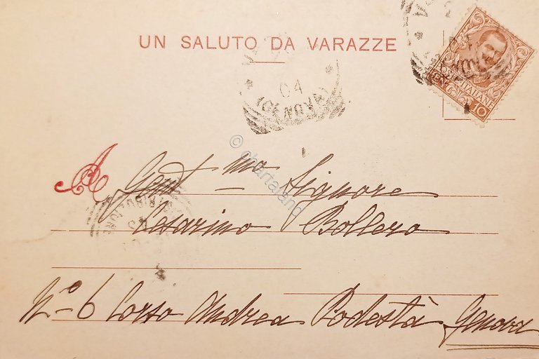 Cartolina - Varazze - Antico Chiostro del Castello d'Invrea - …