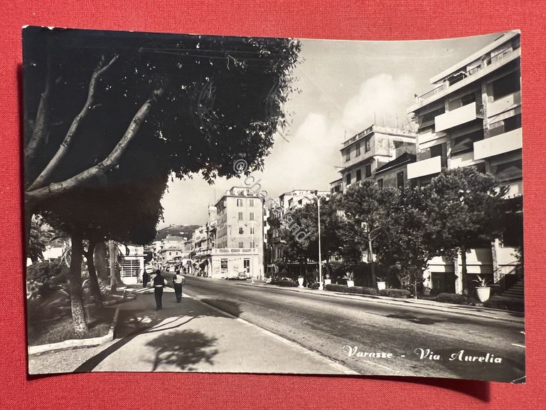 Cartolina - Varazze - Via Aurelia - 1960