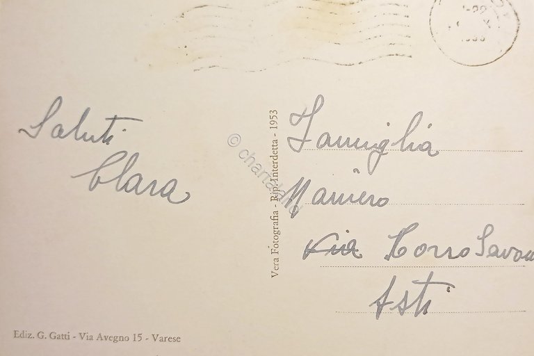 Cartolina - Varese - Sacro Monte - 1955 ca.