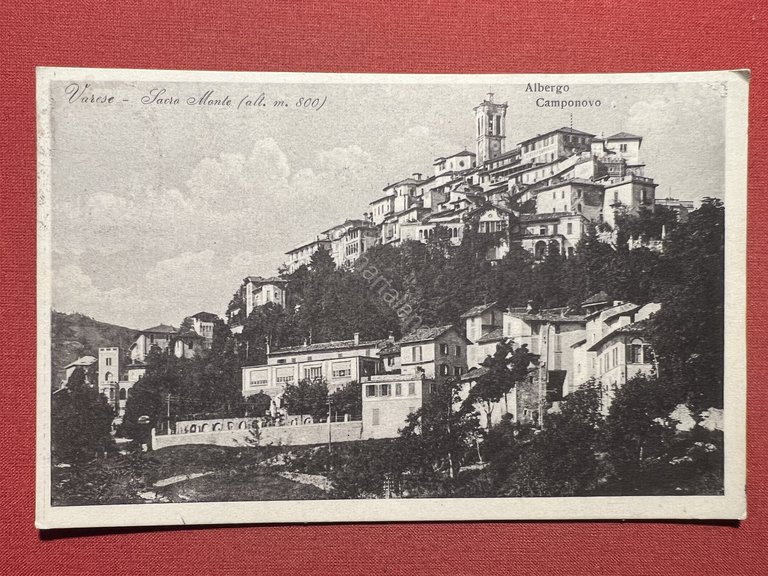 Cartolina - Varese - sacro Monte - Albergo Camponovo - …