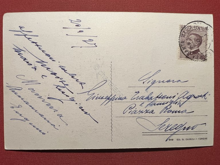 Cartolina - Varese - sacro Monte - Albergo Camponovo - …