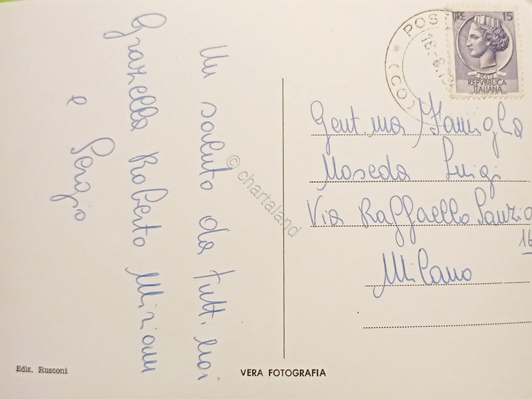 Cartolina - Veduta di Candalino coi Corni ( Como ) …