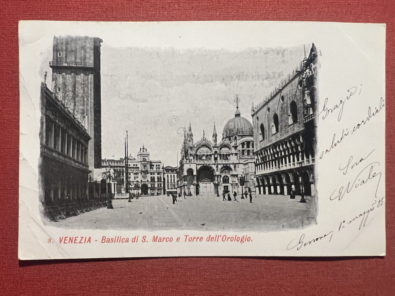 Cartolina - Venezia - Basilica di S. Marco e Torre …