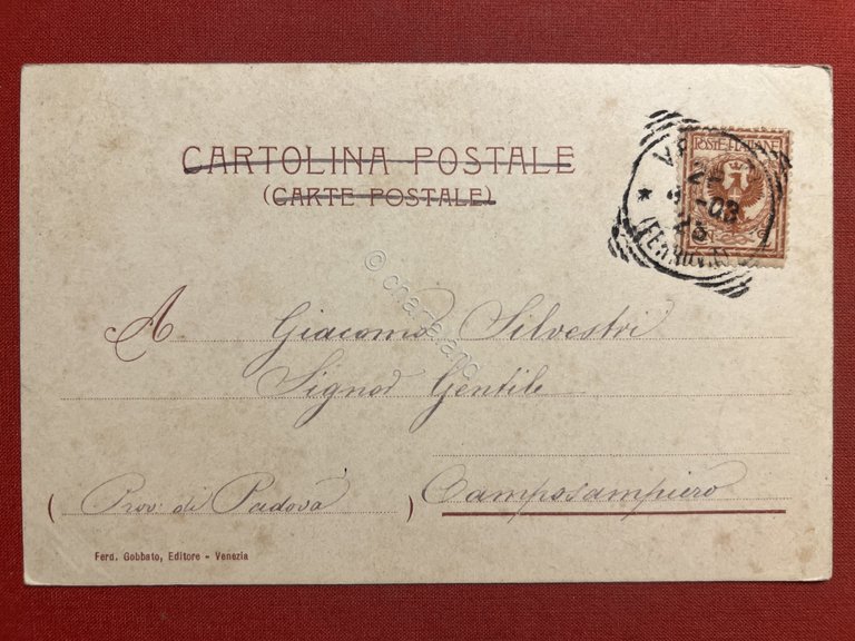 Cartolina - Venezia - Il Palazzo Pisani a S. Stefano …