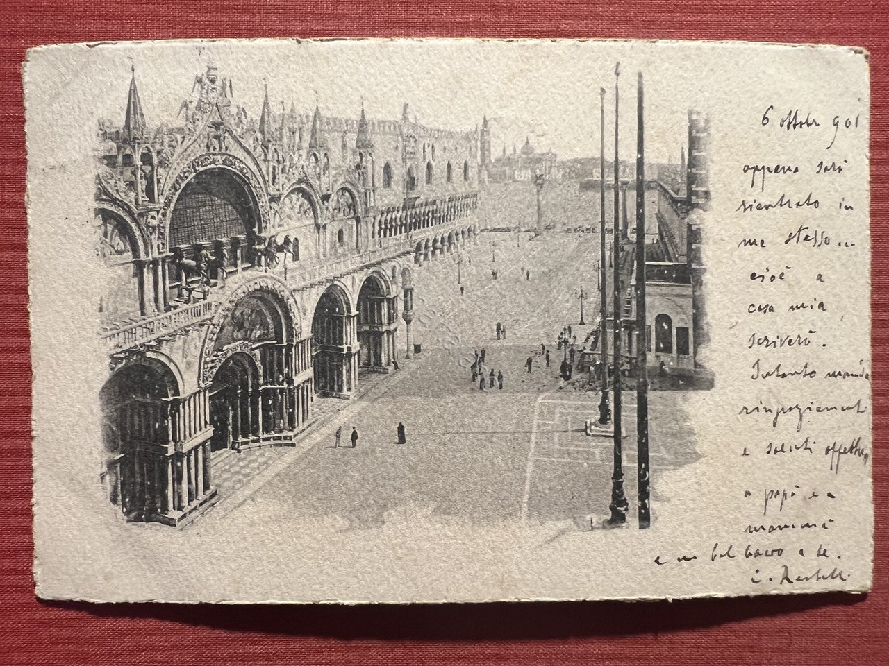 Cartolina - Venezia - Piazza S. Marco 1901