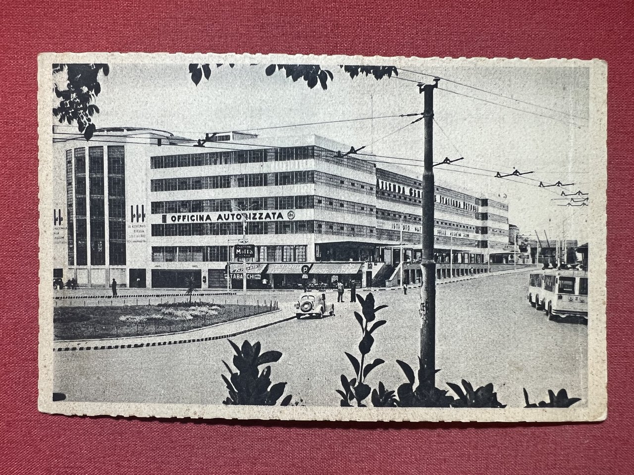 Cartolina - Venezia - Piazzale Roma - Autorimessa - 1936 …