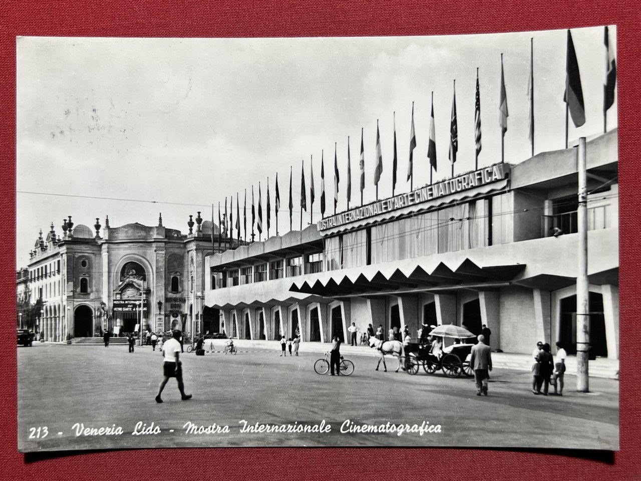 Cartolina - Venezia Lido - Mostra Internazionale Cinematografica - 1963