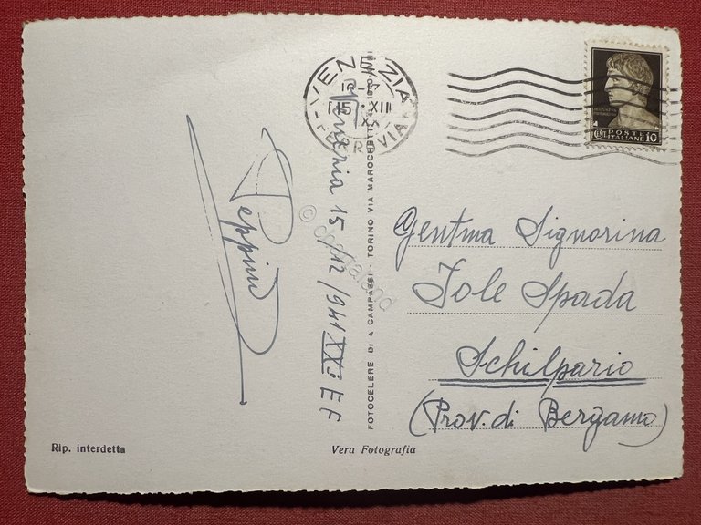 Cartolina - Venezia Lido - Spiaggia vista dall'Hotel Excelsior - …