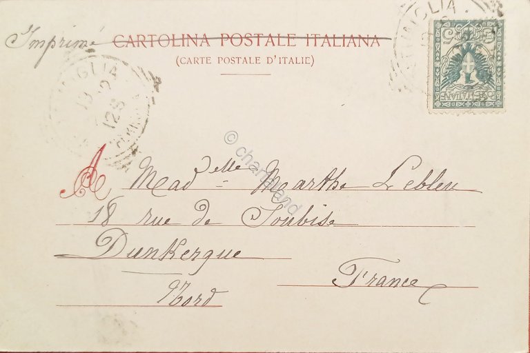 Cartolina - Ventimiglia ( Imperia ) - Panorama - 1902