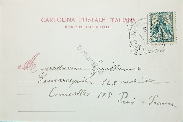 Cartolina - Ventimiglia ( Riviera di Ponente ) - Chiesa …