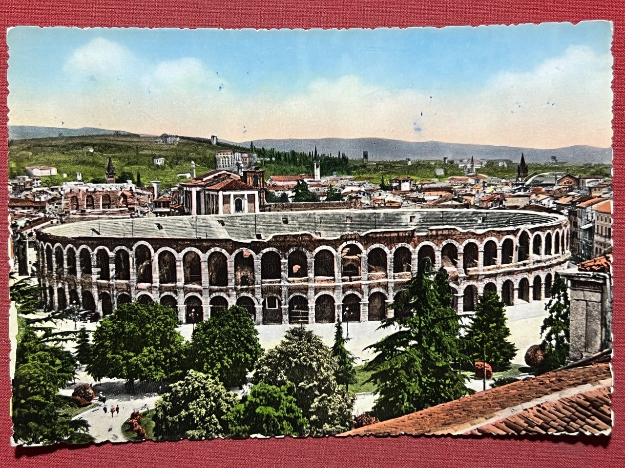 Cartolina - Verona - Arena - 1955