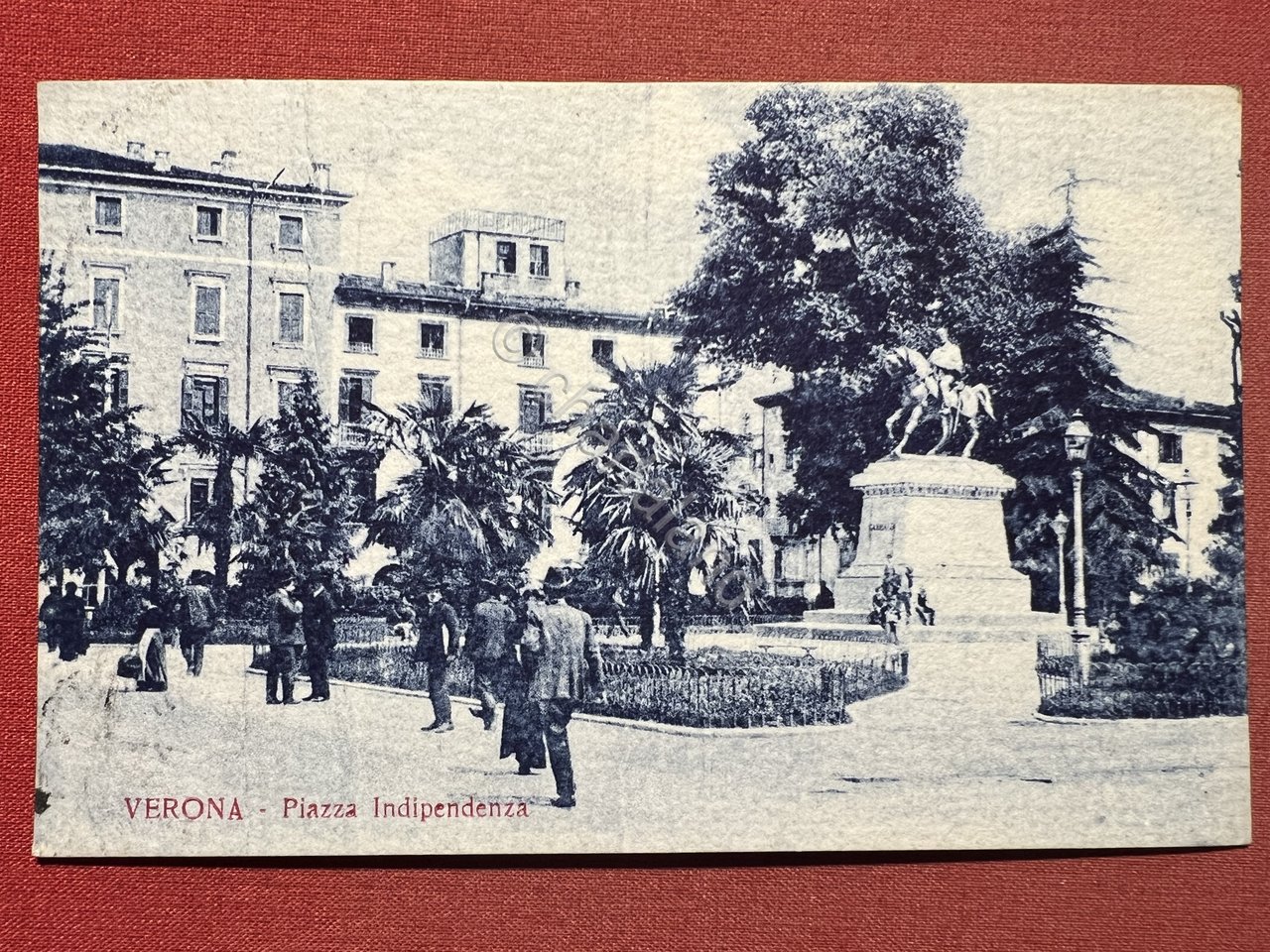 Cartolina - Verona - Piazza Indipendenza - 1917