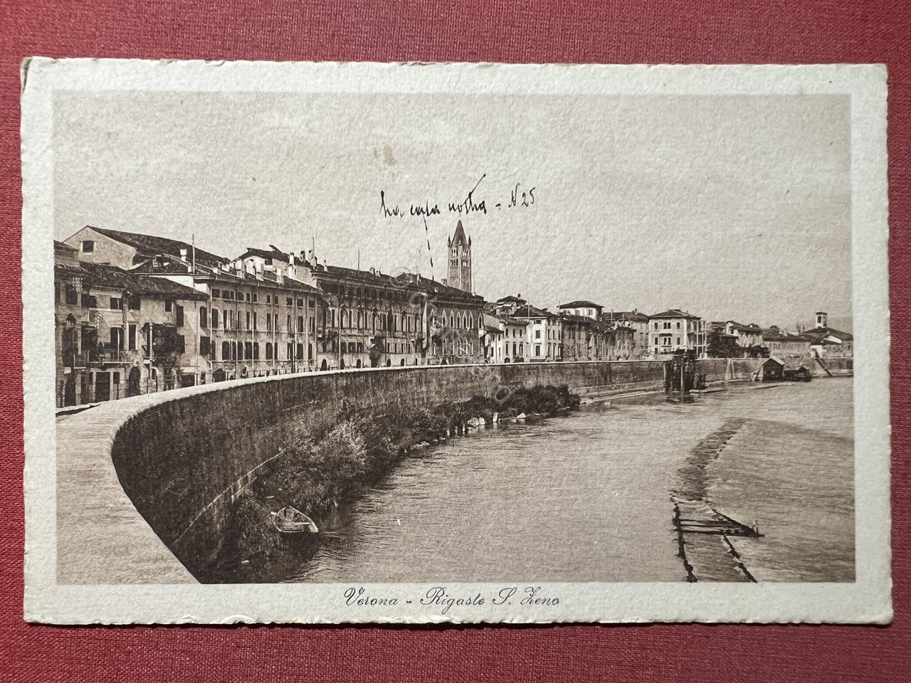 Cartolina - Verona - Rigaste S. Zeno - 1917