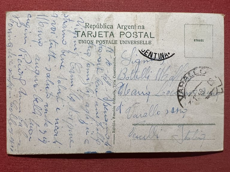 Cartolina - Villa Constituciòn - Estaciòn Fluvial Puerto de Cabotaje …