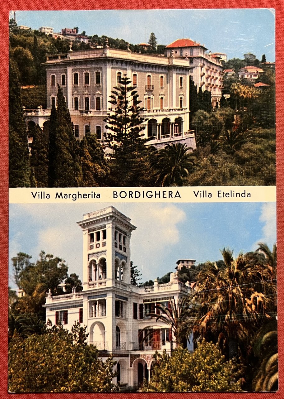 Cartolina - Villa Margherita - Bordighera - Villa Etelinda - …