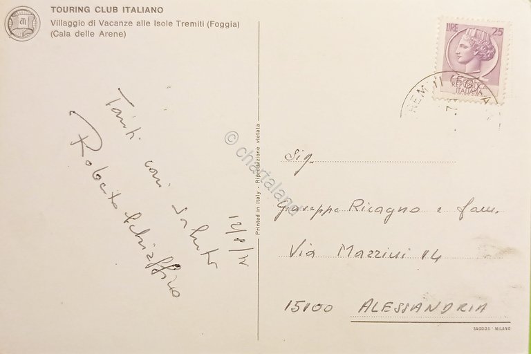 Cartolina - Villaggio di Vacanza alle Isole Tremiti ( Foggia …