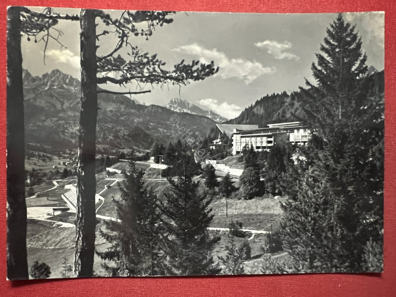 Cartolina - Villaggio Sociale E.N.I. - Corte di Cadore (Borca) …