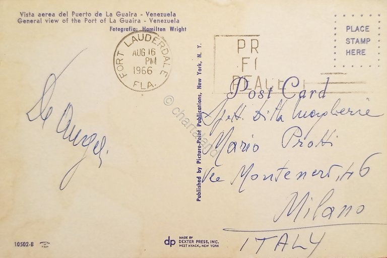 Cartolina - Vista Aerea del Puerto de la Guaira - …