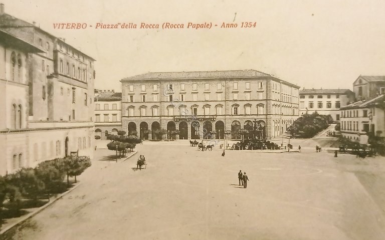Cartolina - Viterbo - Piazza della Rocca ( Rocca Papale …