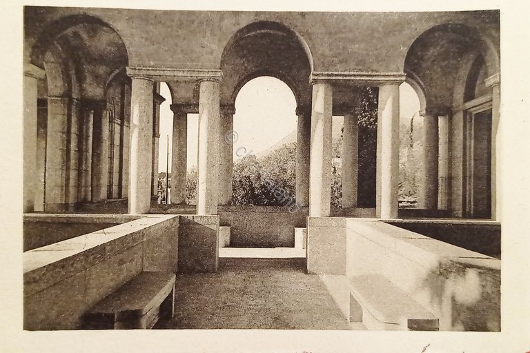 Cartolina - Vittoriale - Loggie - Particolare - 1930 ca.