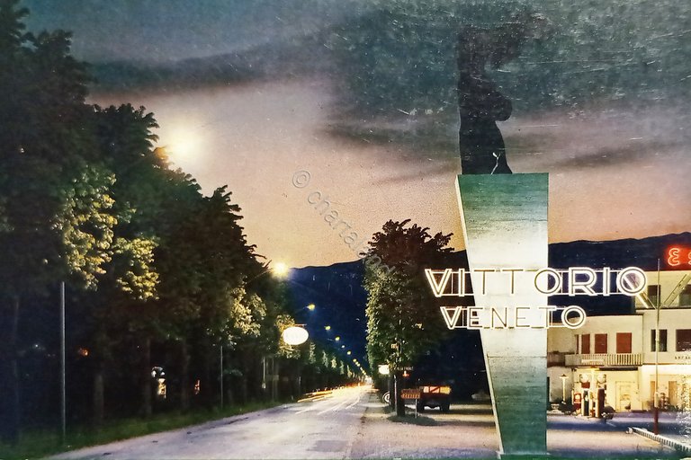 Cartolina - Vittorio Veneto ( Treviso ) - Vittoria Alata …