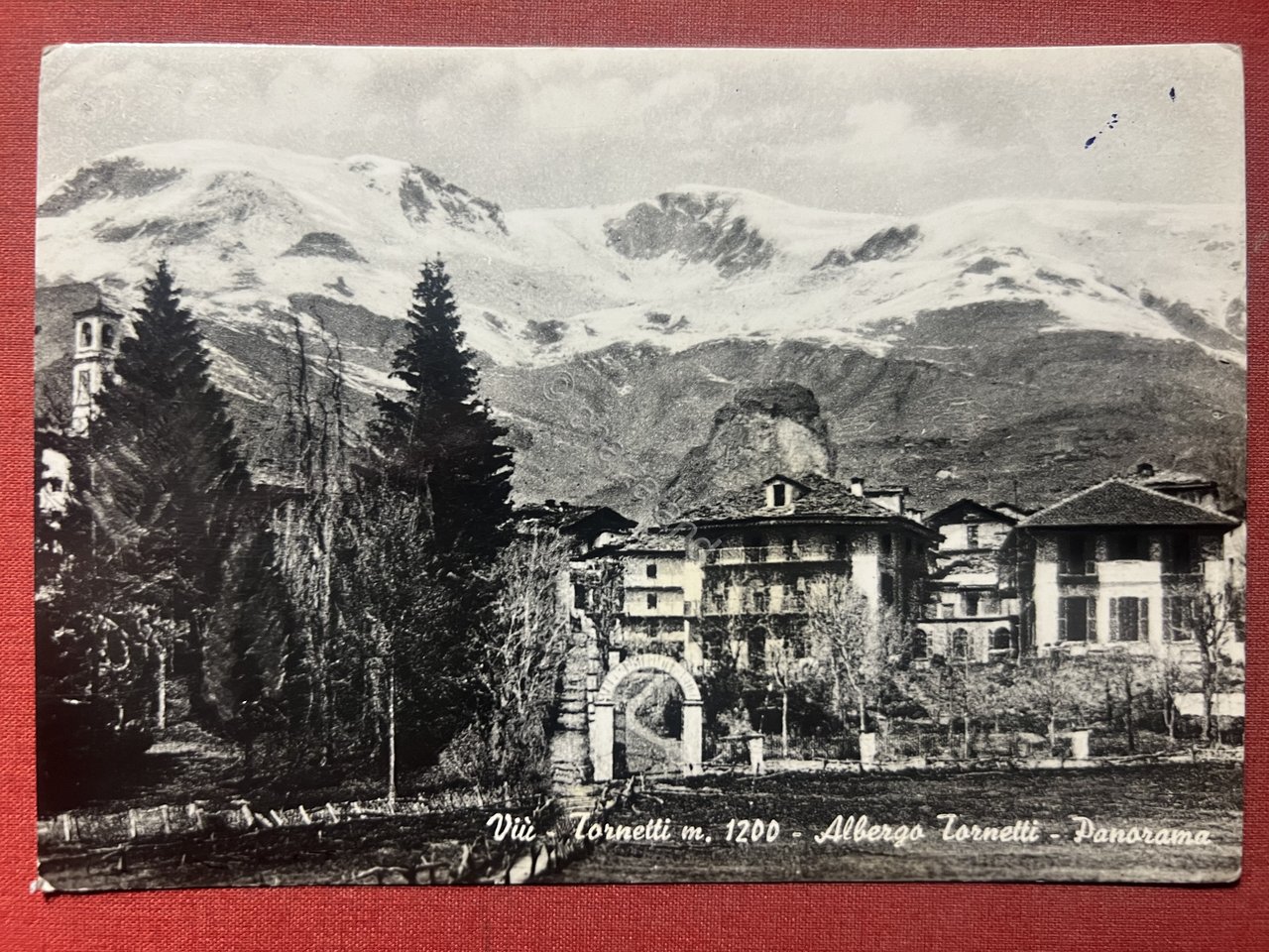 Cartolina - Viù ( Torino ) - Tornetti - Albergo …