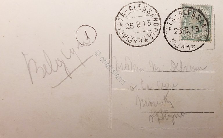 Cartolina - Voghera - Duomo - 1913