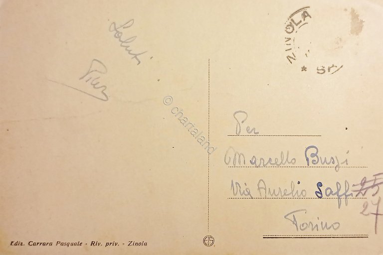 Cartolina - Zinola ( Savona ) - Vita di Spiaggia …