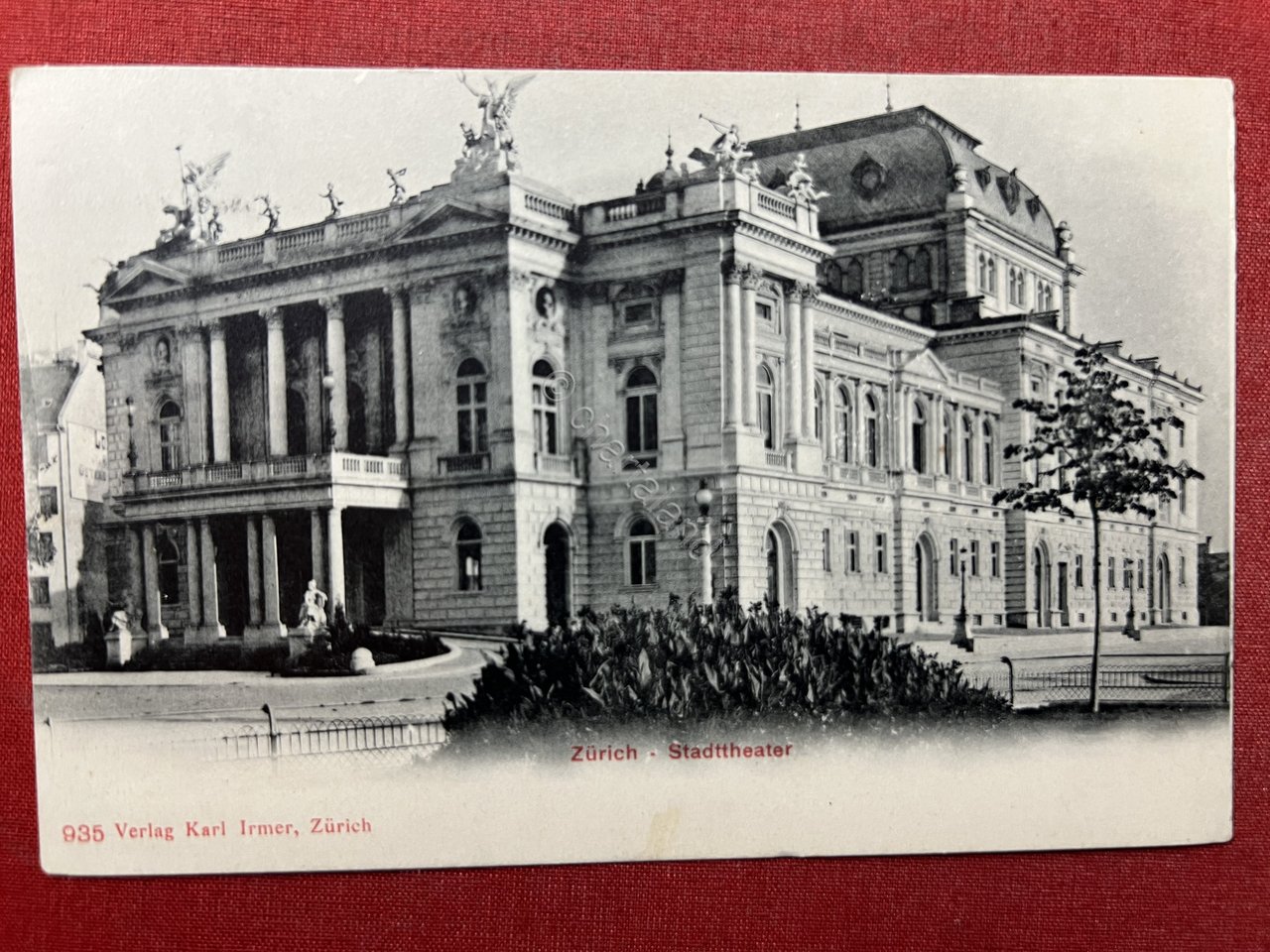 Cartolina - Zürich - Stadttheater - 1900 ca.
