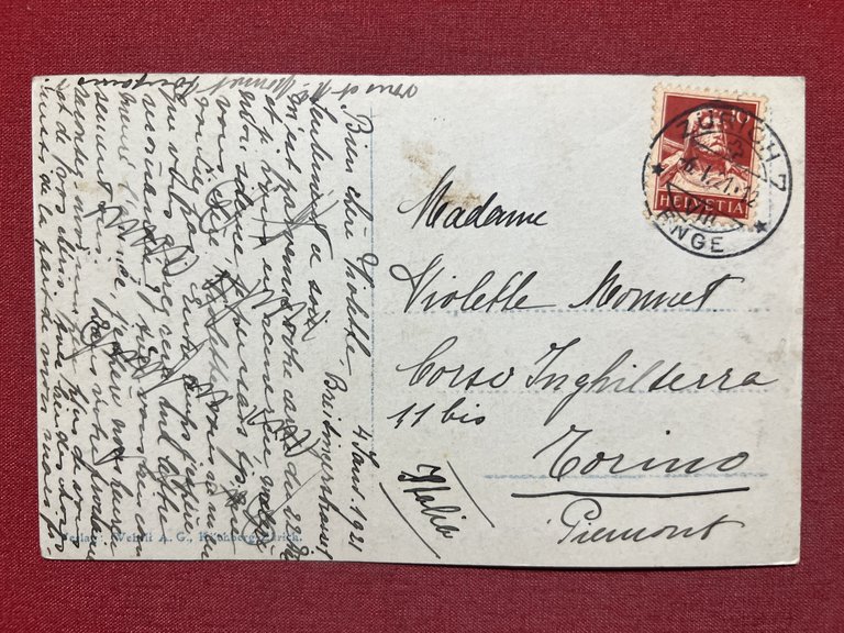 Cartolina - Zürich - Utoquai - Fraumünster St. Peter und …