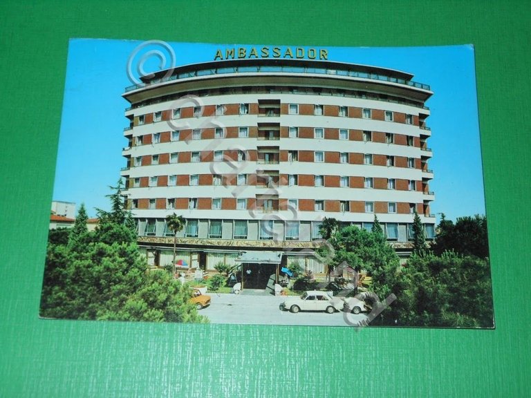 Cartolina Abano Terme - Grand Hotel Ambassador 1971