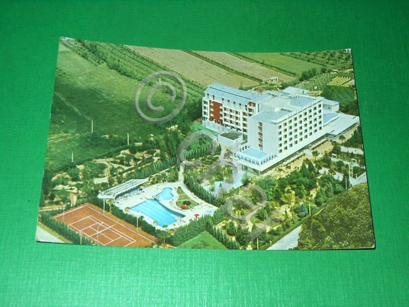 Cartolina Abano Terme - Hotel Terme Bristol Buja 1966.