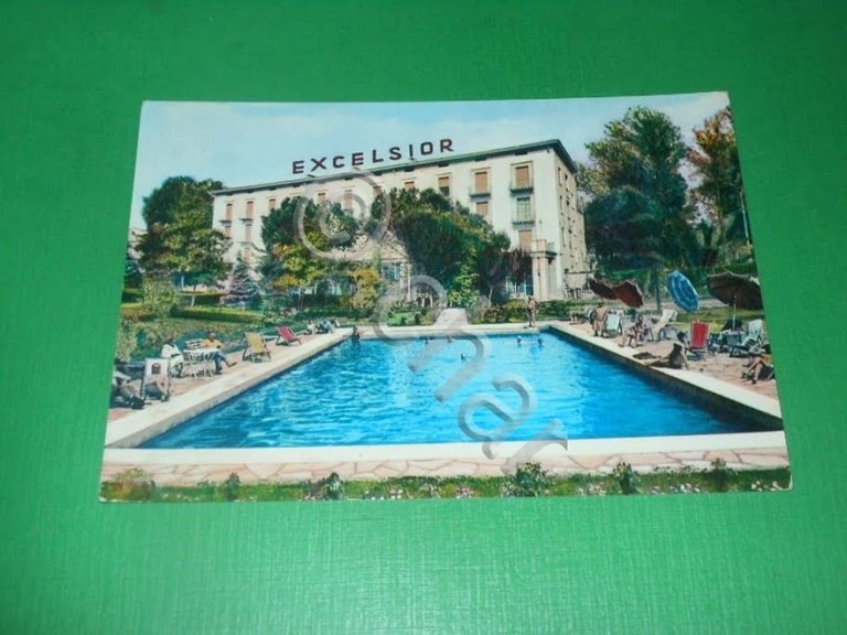 Cartolina Abano Terme - Hotel Terme Excelsior - Piscina Termale … | Immagine Gallery 2